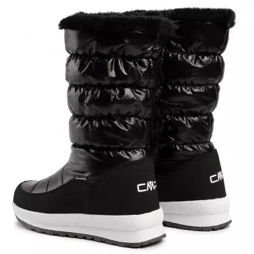 Crne tople ženske čizme za snijeg