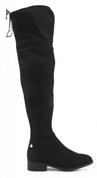 Visoke crne ženske čizme preko koljena Xti jeftino